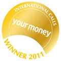 Money Magazine Cheapest International Calls Gold Winner