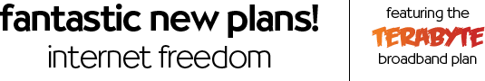 new plans : featuring the terabyte broadband plan