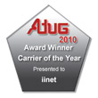 ATUG 2010 Winner Carrier of the Year ATUG 2010 Winner Carrier of the Year