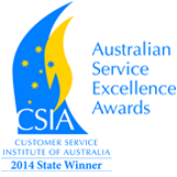 Australian Service Excellence Award 2014 Australian Service Excellence Award 2014