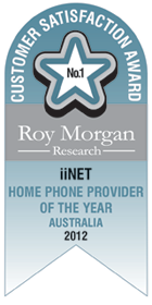 Roy Morgan Award Home Phone Provider of the year 2012 Roy Morgan Award Home Phone Provider of the year 2012