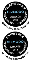 Gizmodo Best ISP Awards 2013 CSC award