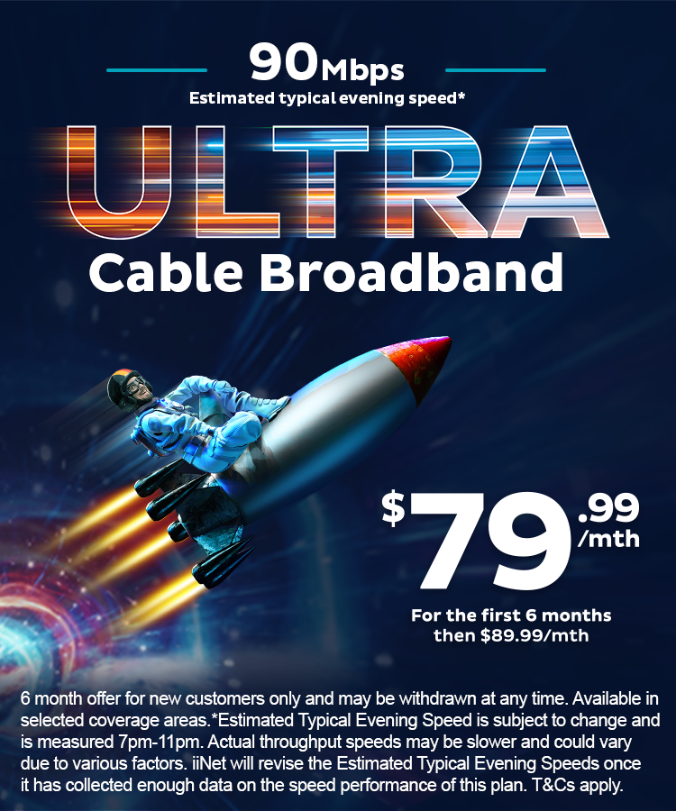 350Mbps Ultra Broadband + Entertainment