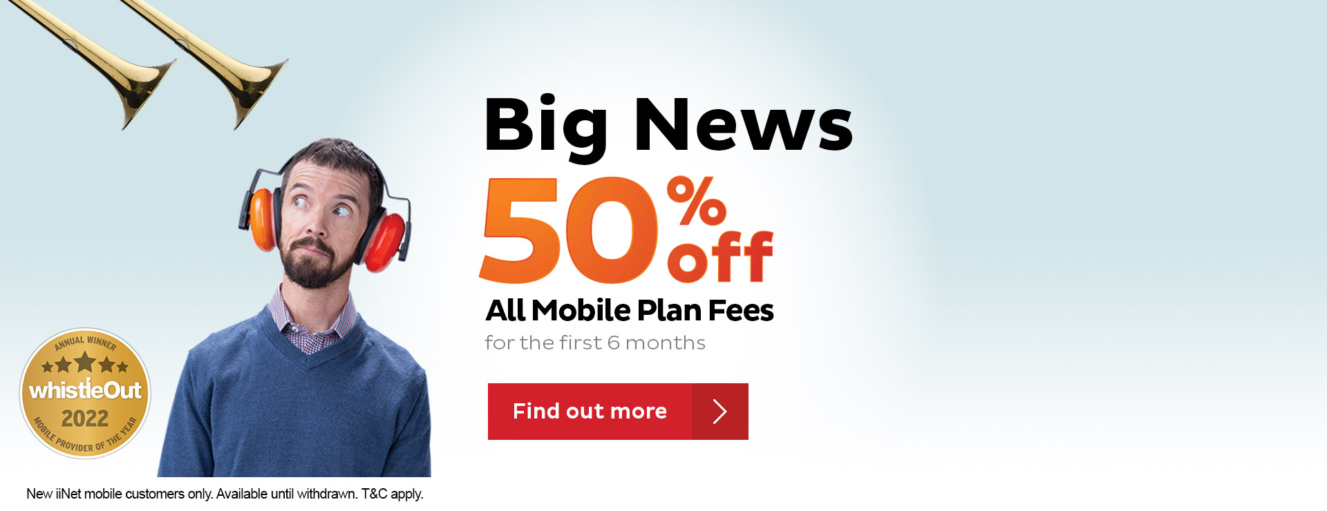 Mega Mobile Deal - 50% off plan fees on ALL mobile SIM plans for the first 6 months