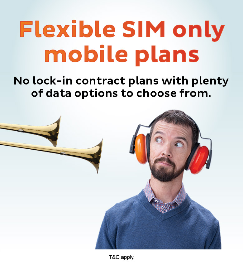 Flexible SIM only mobile plans