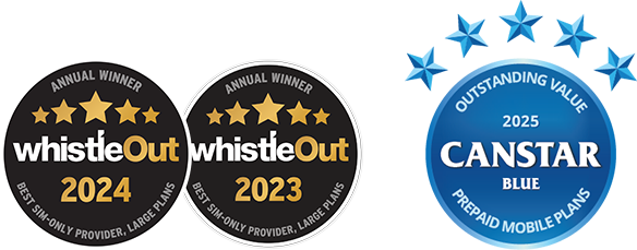 Whistleout award 2023, Whistleout award 2024, Canstar award 2023